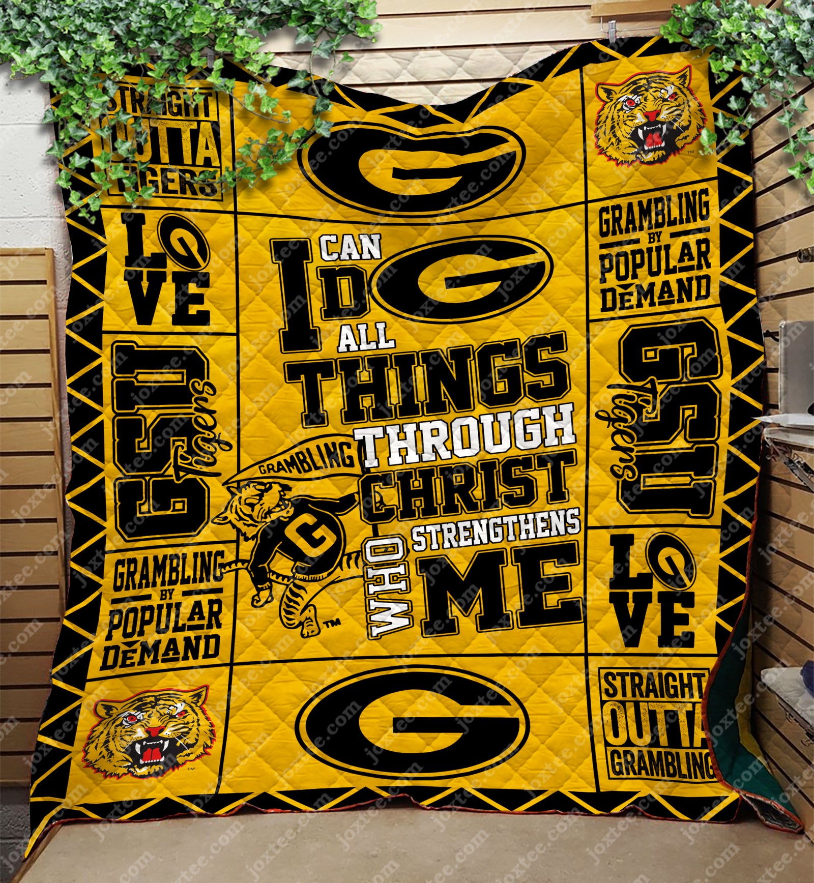 Grambling Tigers Quilt Blanket v226