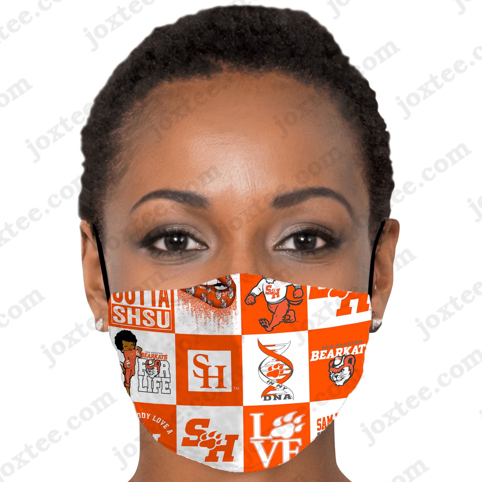 Shsu Bearkats Fashion Mask 3D v45
