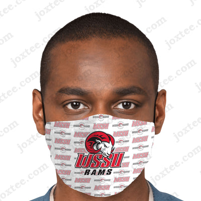 Wssu Rams Fashion Mask 3D v148