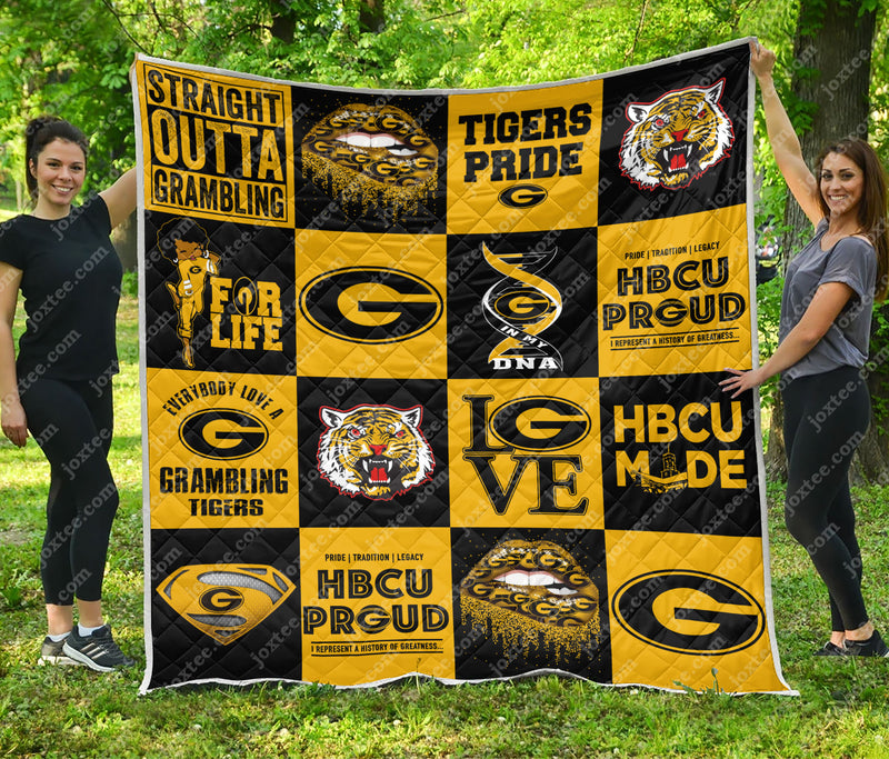 Grambling Tigers Quilt Blanket v426