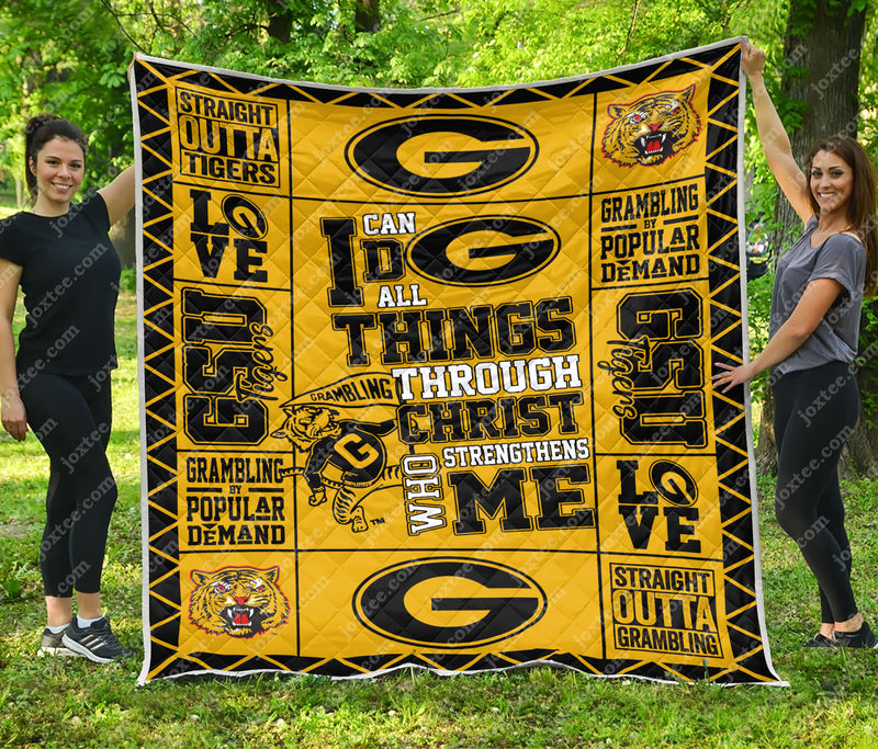 Grambling Tigers Quilt Blanket v226