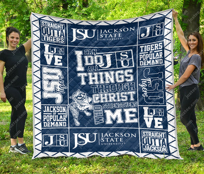 Jsu Tigers Quilt Blanket v123