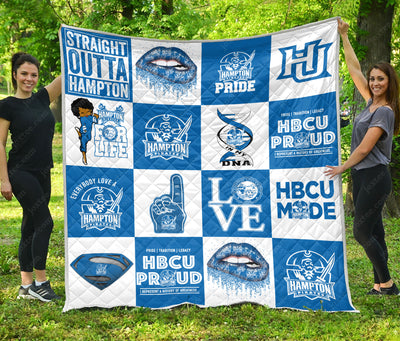 Hampton Pirates Quilt Blanket v26