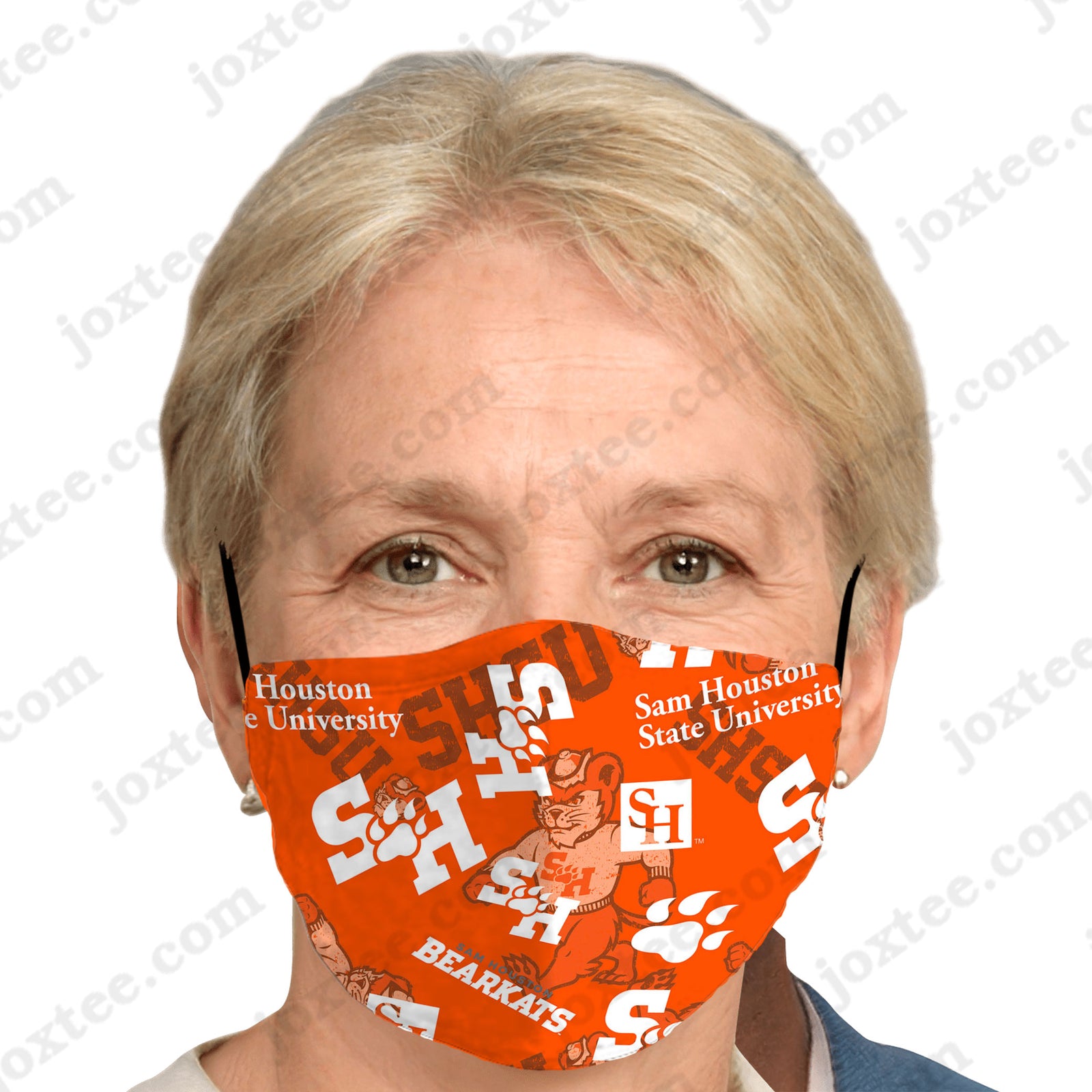 Shsu Bearkats Fashion Mask 3D v46