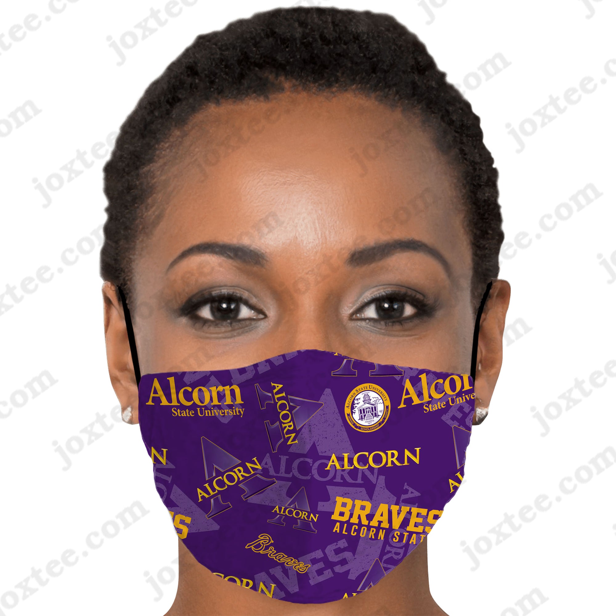 Alcorn State Fashion Mask 3D v17