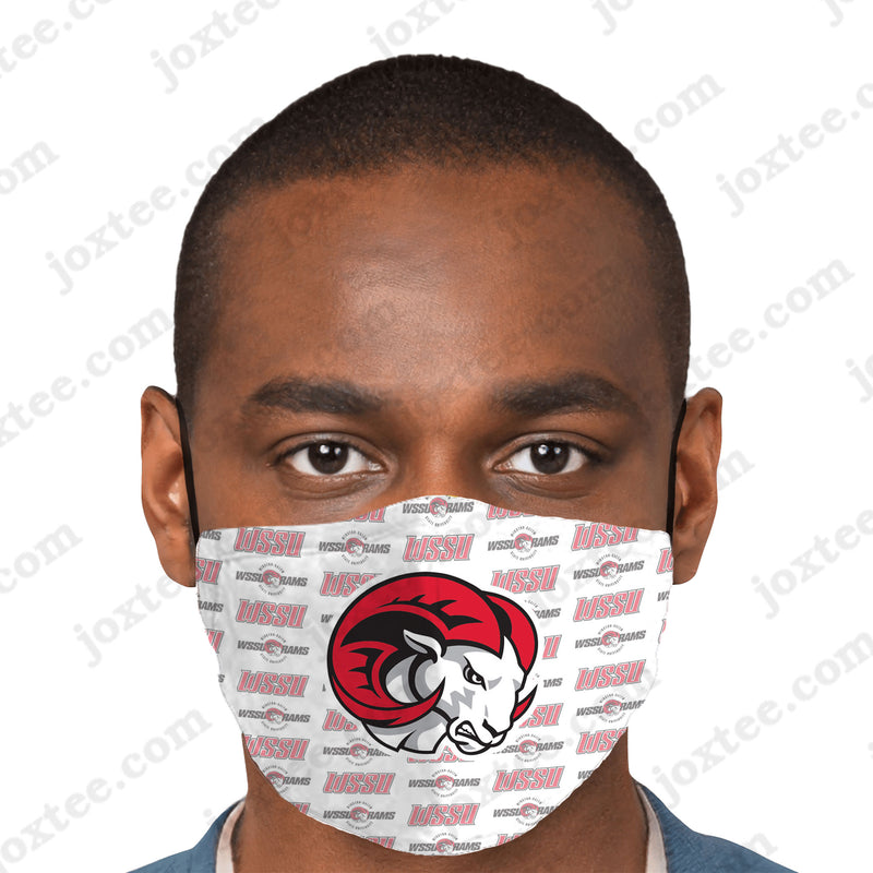 Wssu Rams Fashion Mask 3D v148