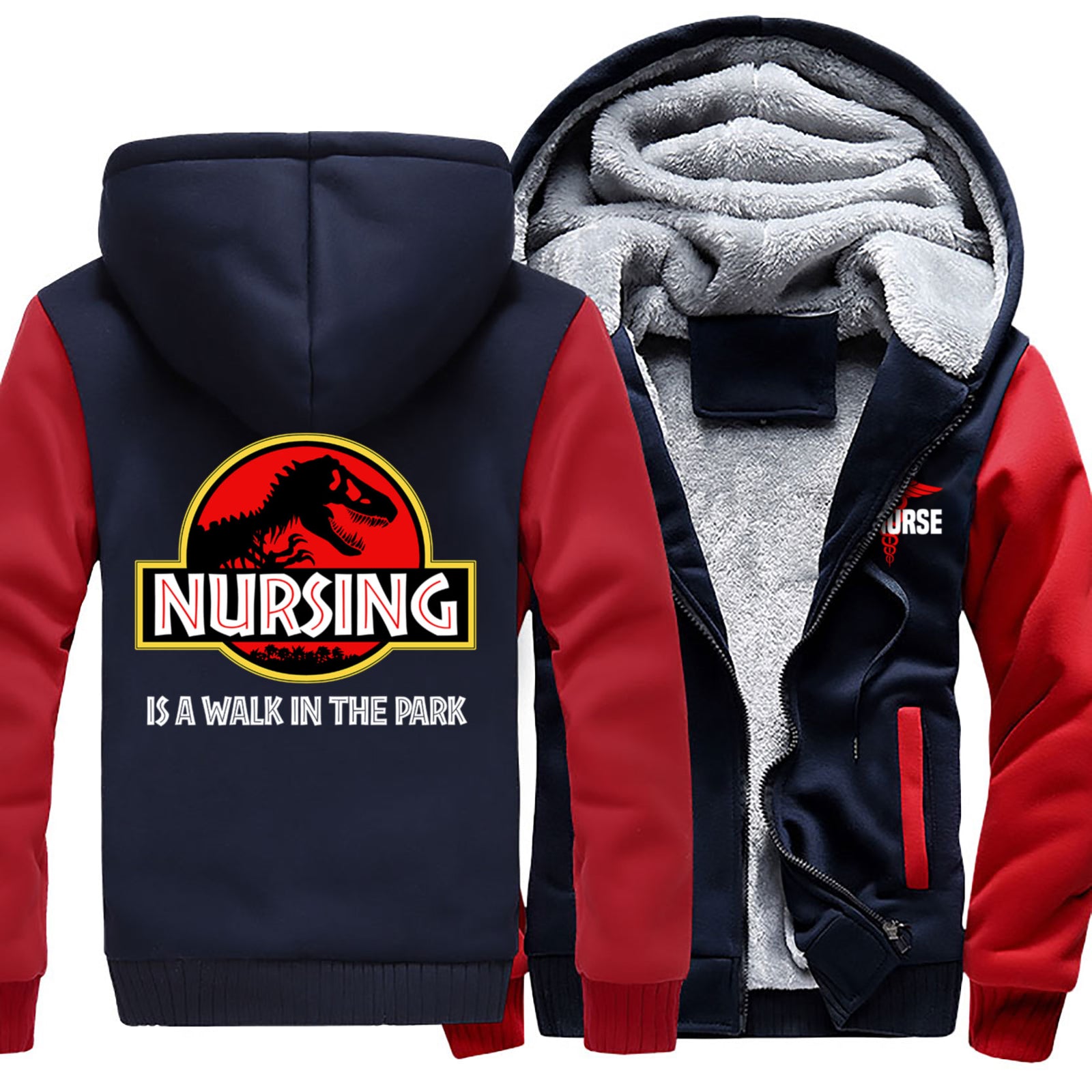 Nursing Hoodie Winter Fleece