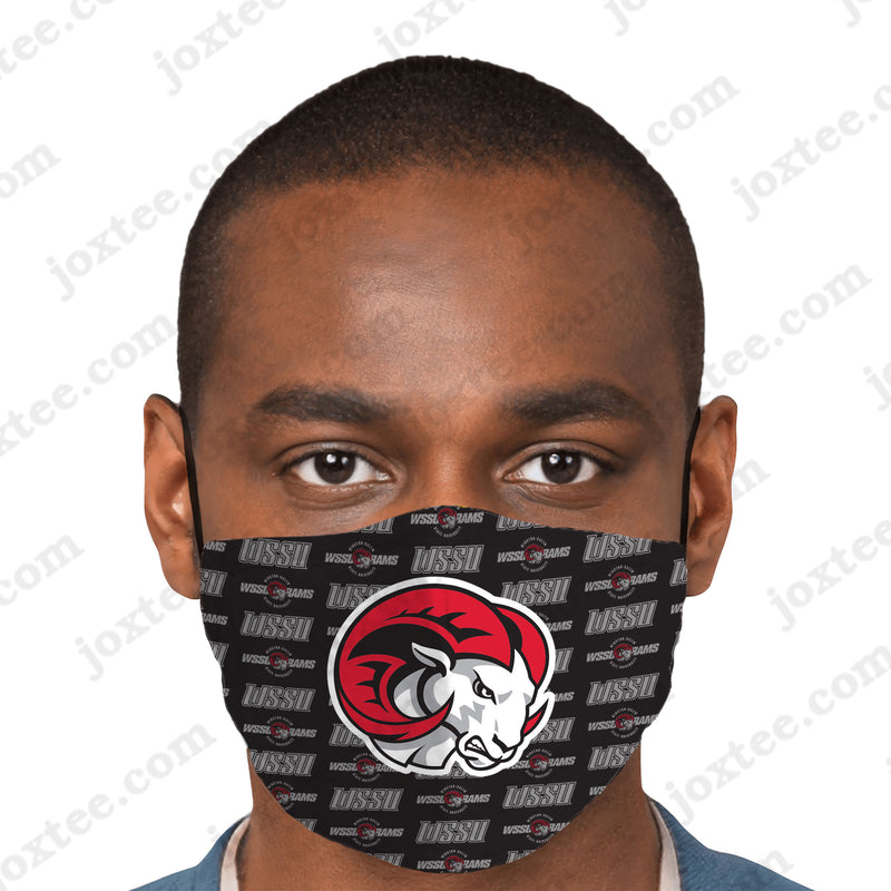 Wssu Rams Fashion Mask 3D v151