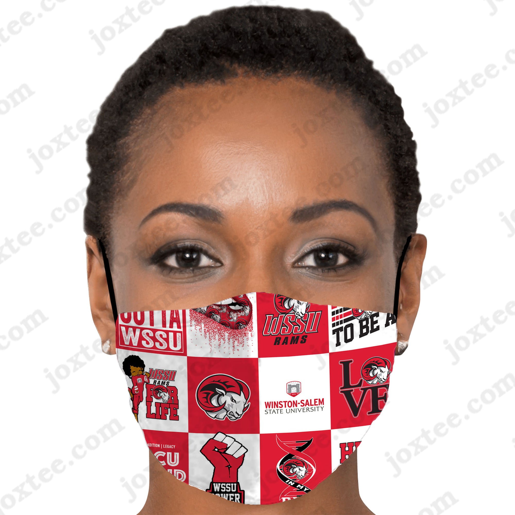 Wssu Rams Fashion Mask 3D v155