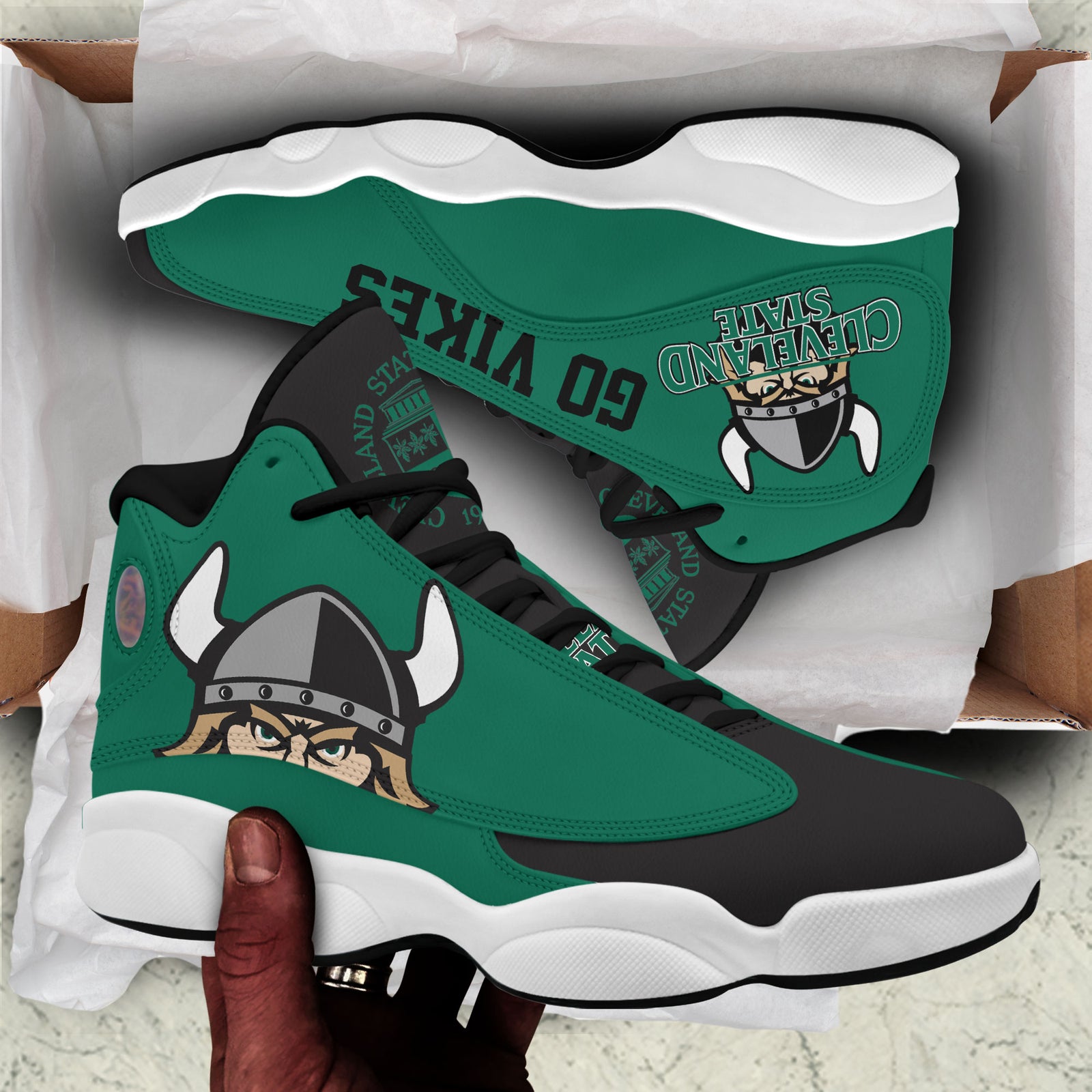 Csu Vikings air JD13 Sneakers v297