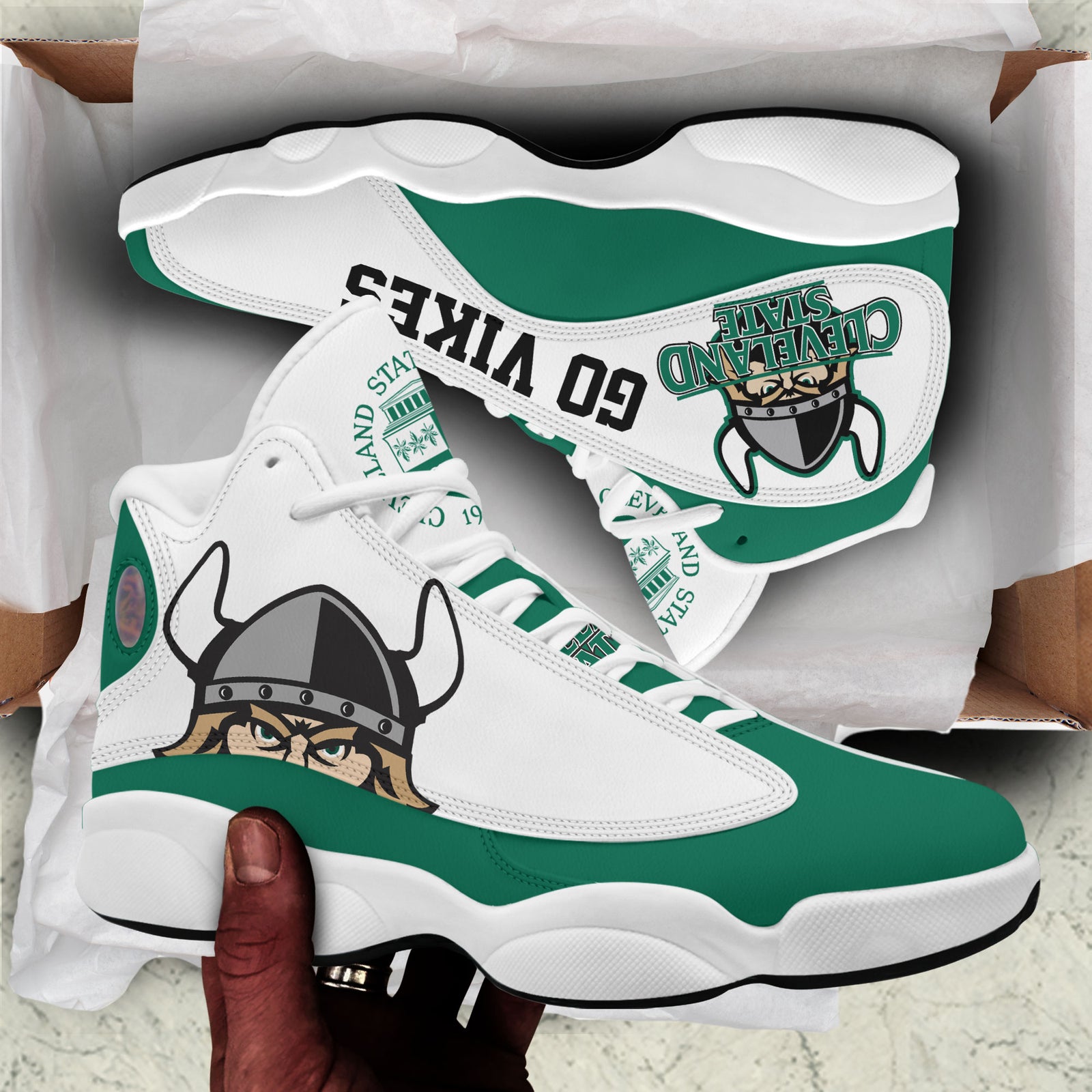 Csu Vikings air JD13 Sneakers v302