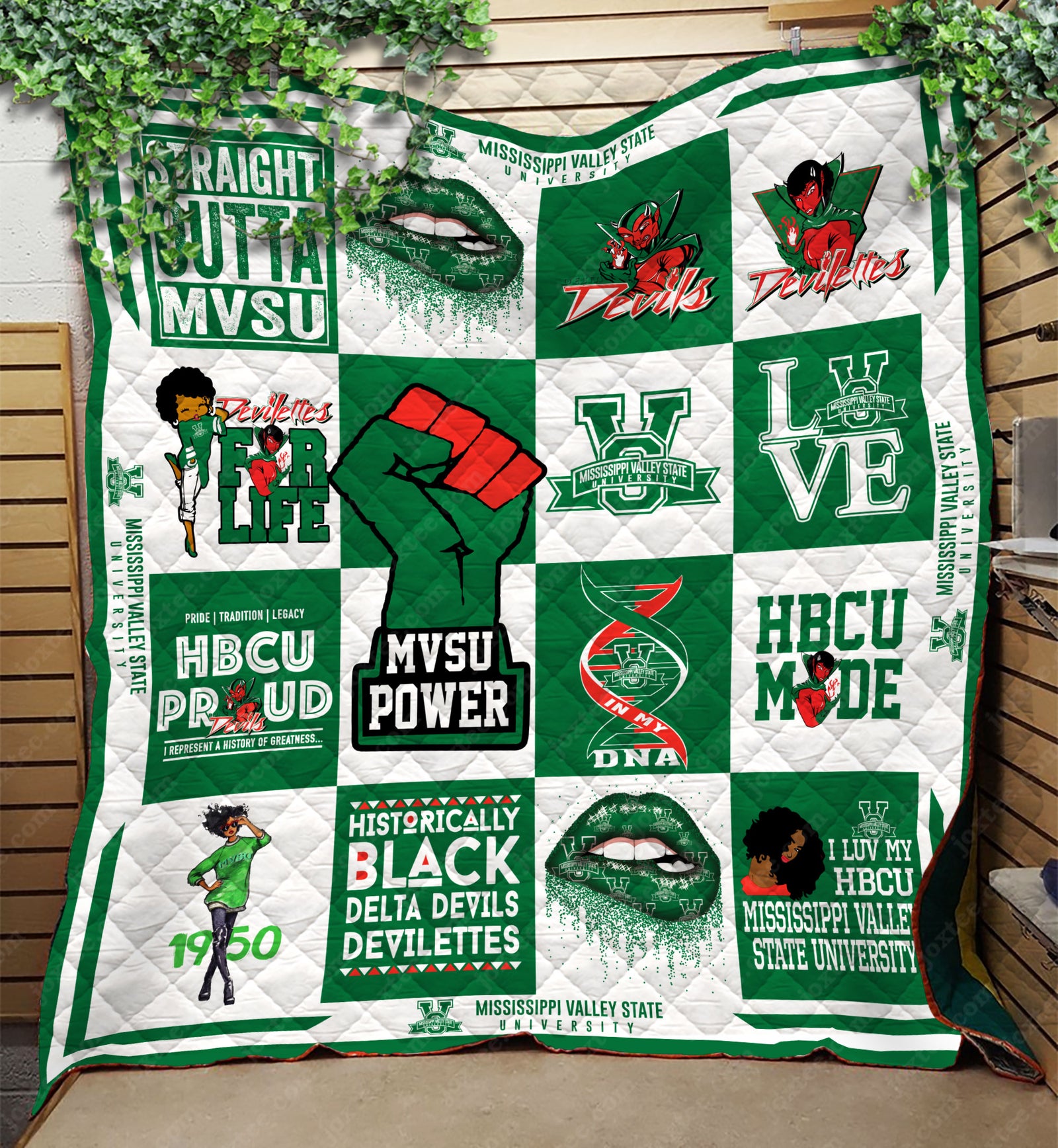 Mvsu Quilt Blanket v626