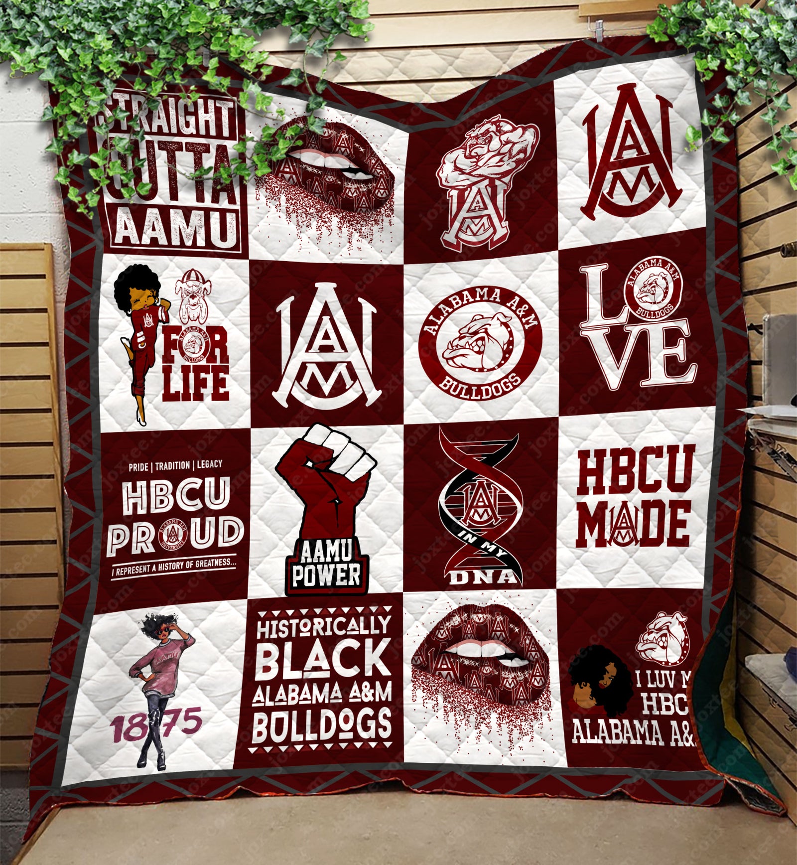 Aamu Bull Quilt Blanket v536