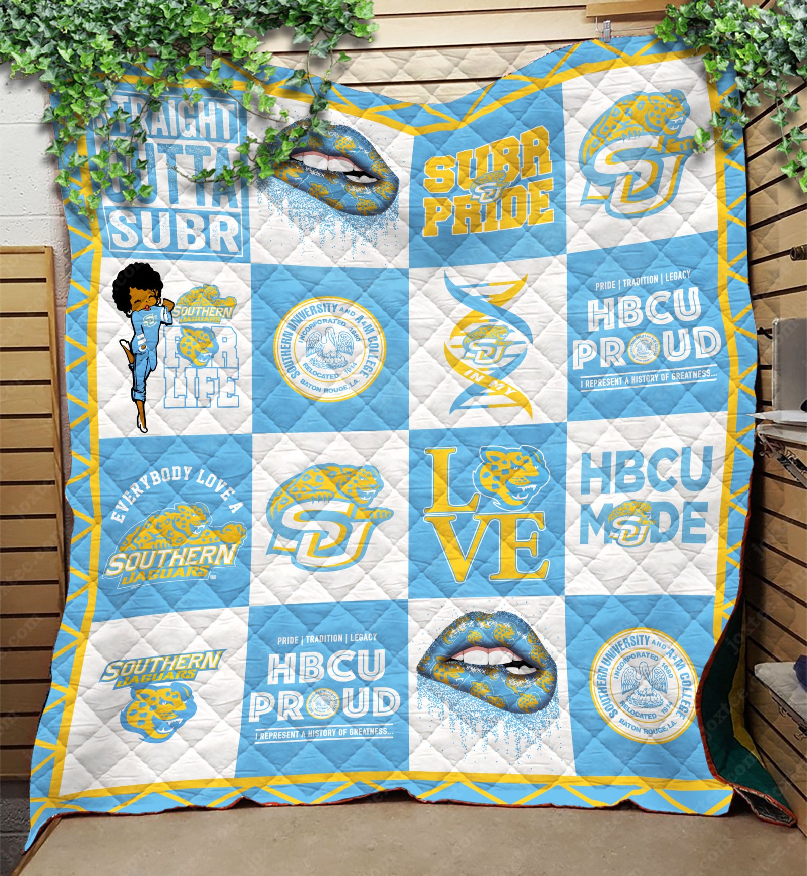 Southern Jaguars Quilt Blanket v59