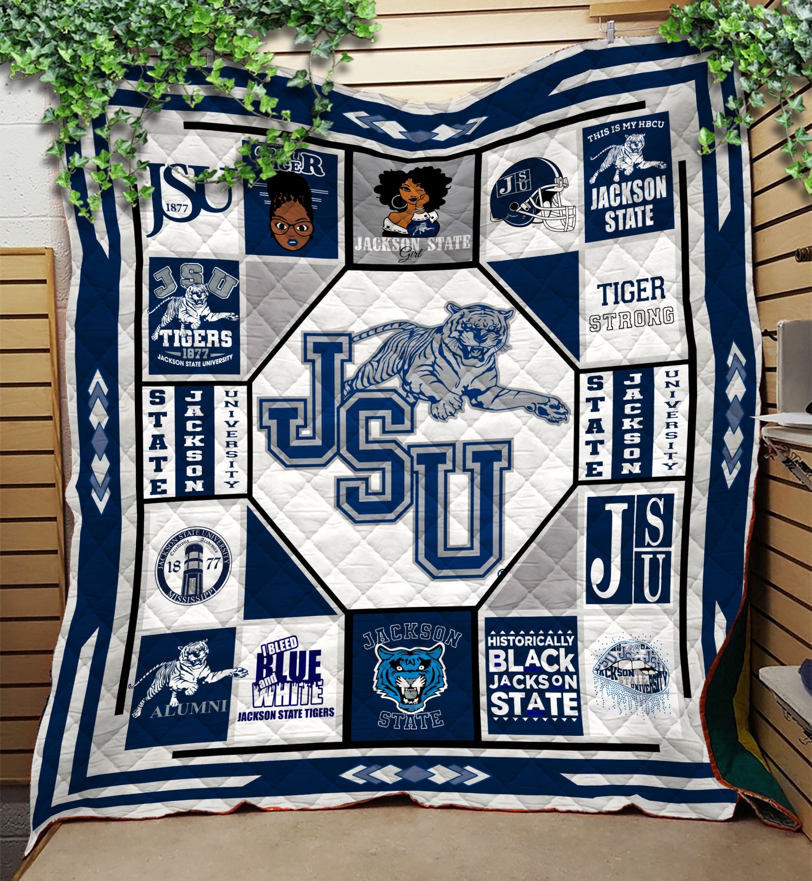 Jsu Tigers Quilt Blanket v23