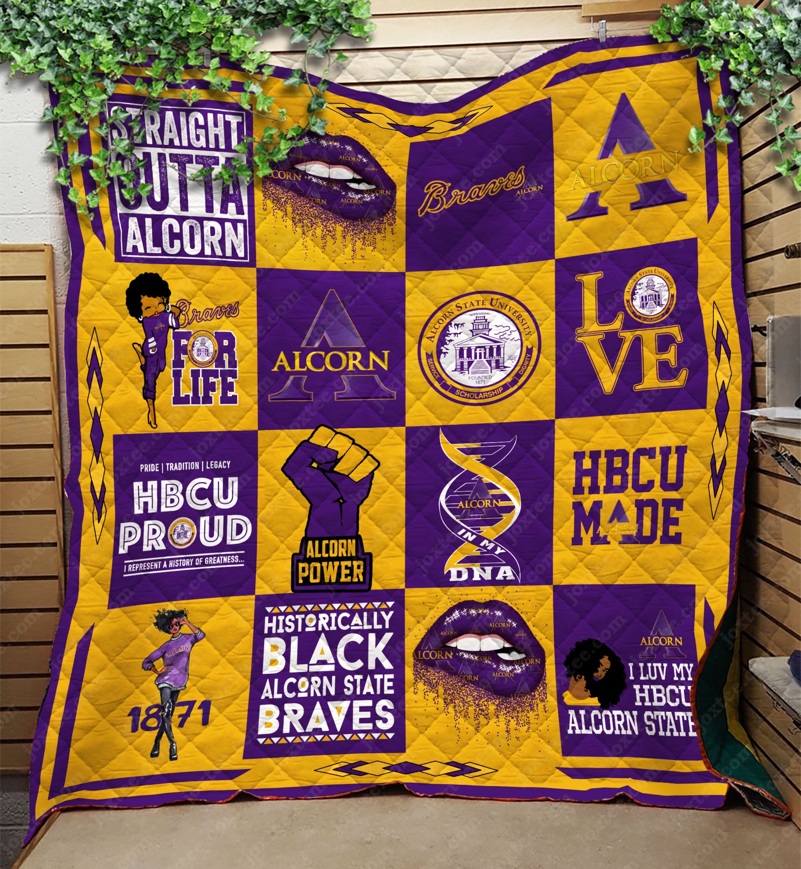 Alcorn Quilt Blanket v1157