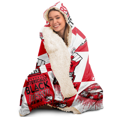 Wssu Rams Hooded Blanket v133