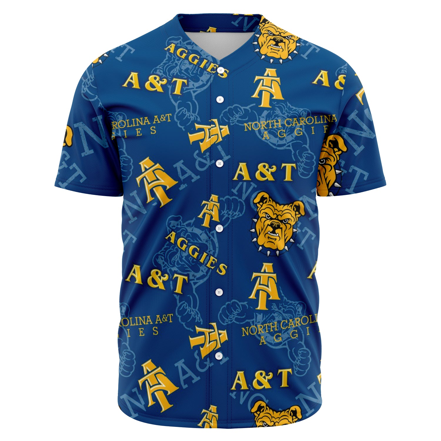 NC A&T Aggies baseball jersey v968