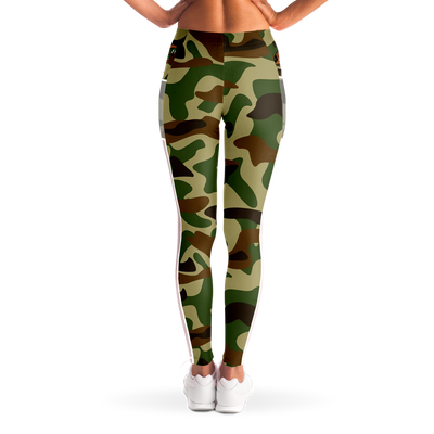 Famu Camo Mesh Pocket Legging