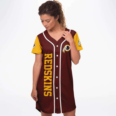 Wa Redskins Baseball Jersey Dress v4247