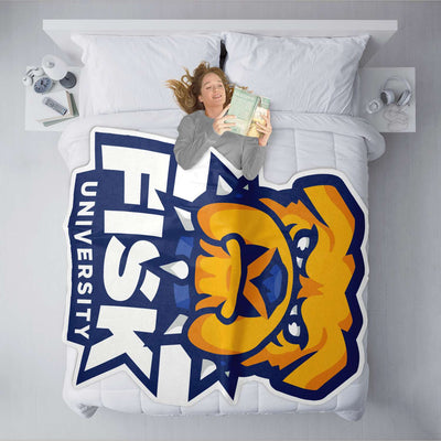 Fisk Bulldogs blanket v4577