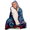 H Bison Hooded Blanket