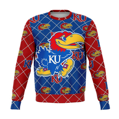 Kansas Jayhawks Sweater AOP X-Mas