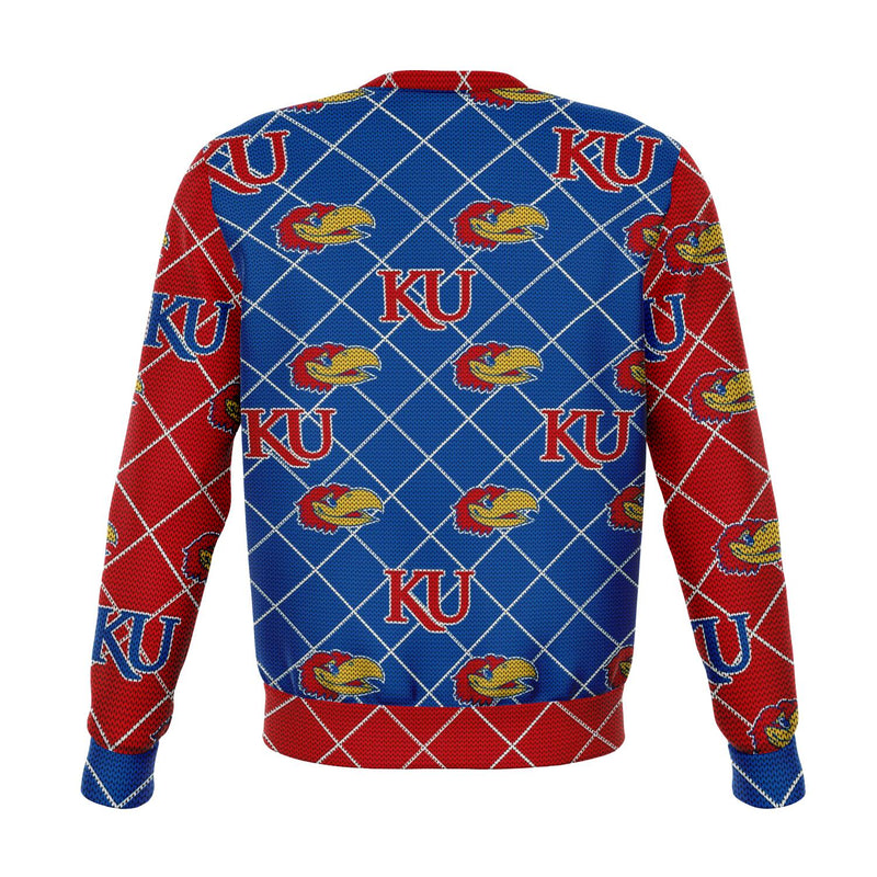 Kansas Jayhawks Sweater AOP X-Mas