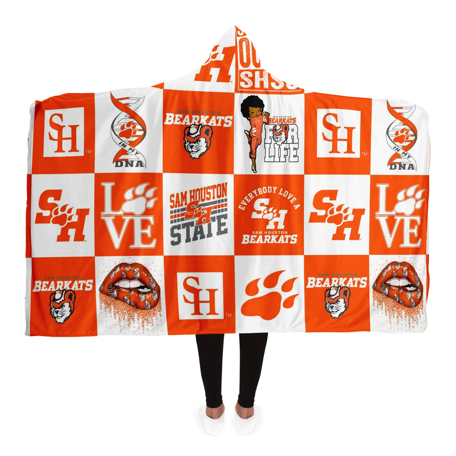 Shsu Hooded Blanket v19