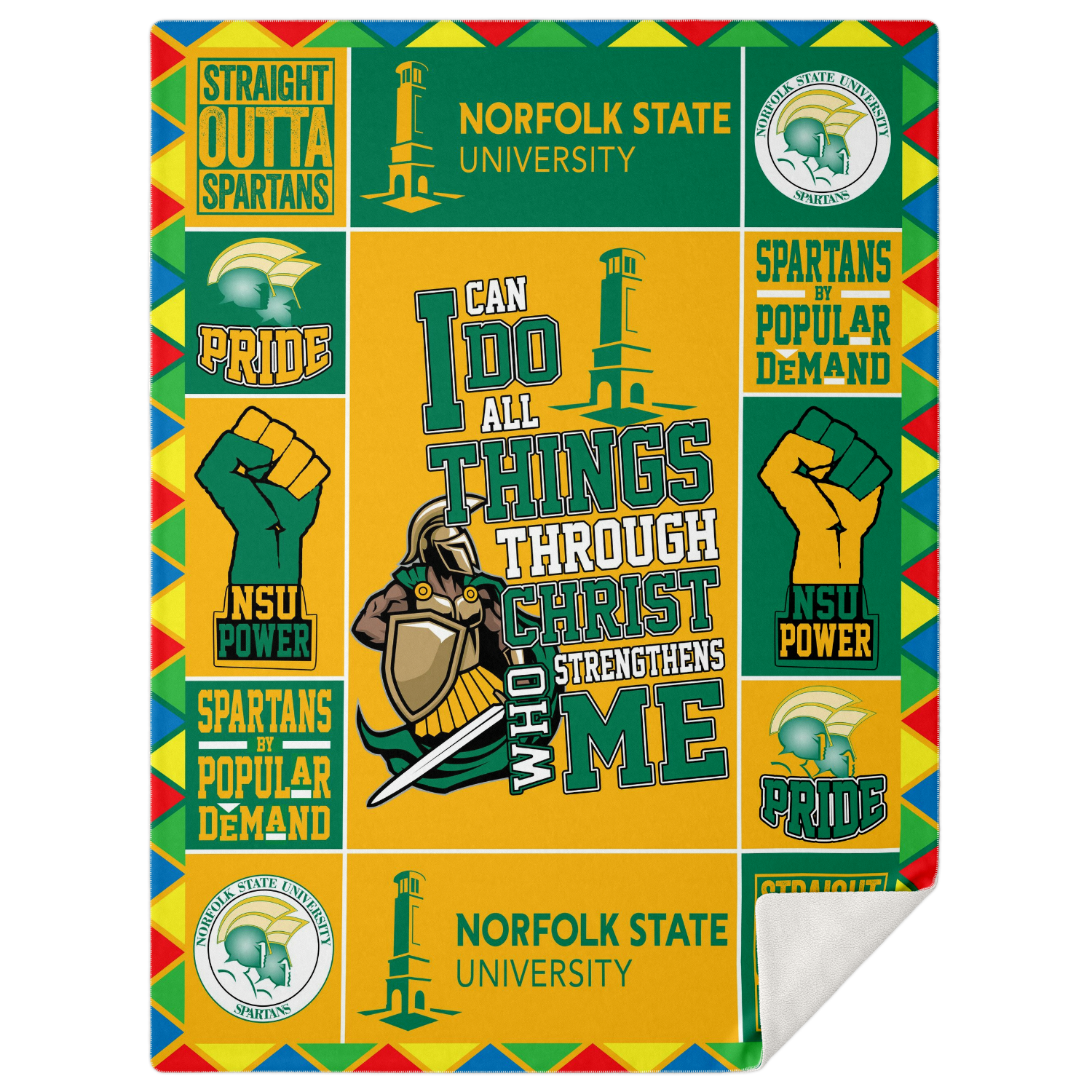 NSU Spartans Microfleece Blanket v1122