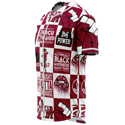 Morehouse baseball jersey v735