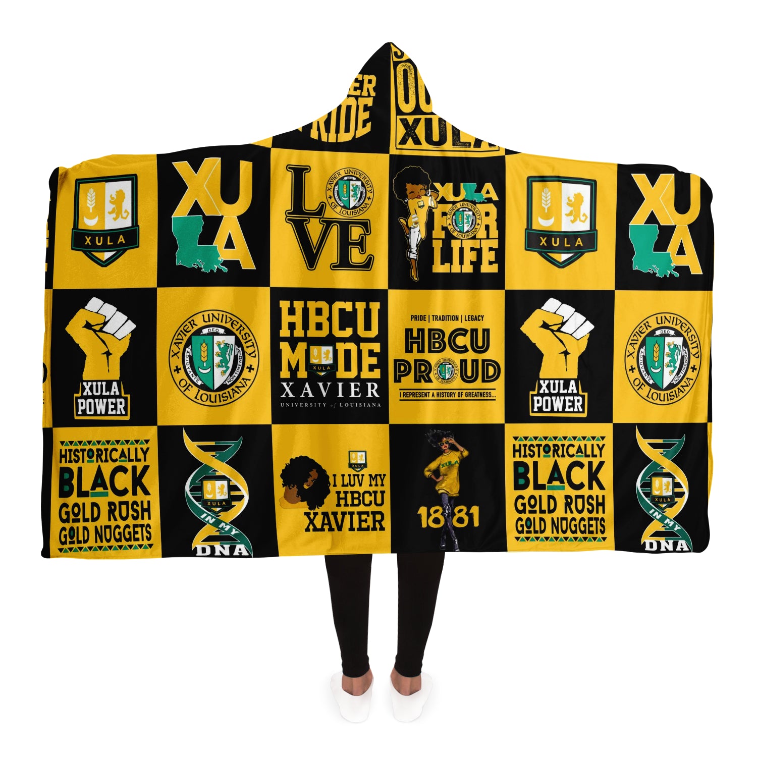 Xula hooded blanket v867