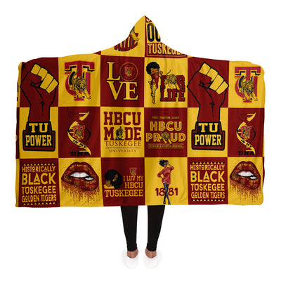 Tuskegee hooded blanket v761