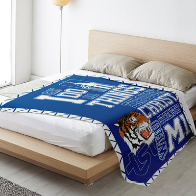 Tsu Tigers 4 thing Blanket