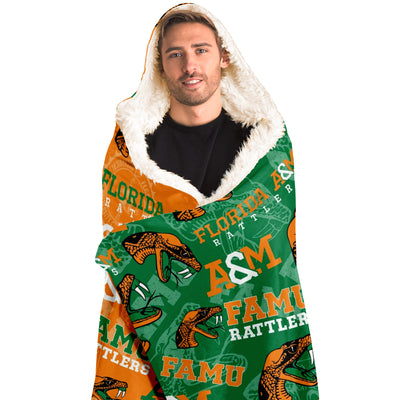 Famu hooded blanket v852