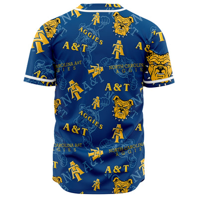 NC A&T Aggies baseball jersey v970