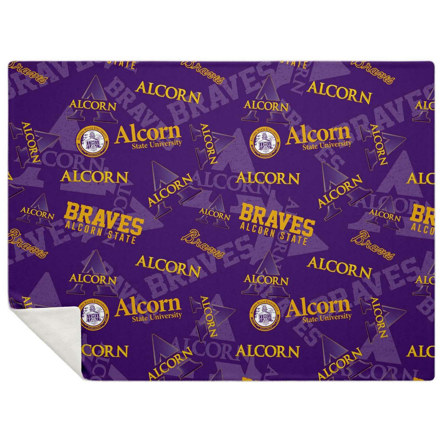 Alcorn premium microfleece blanket v1152