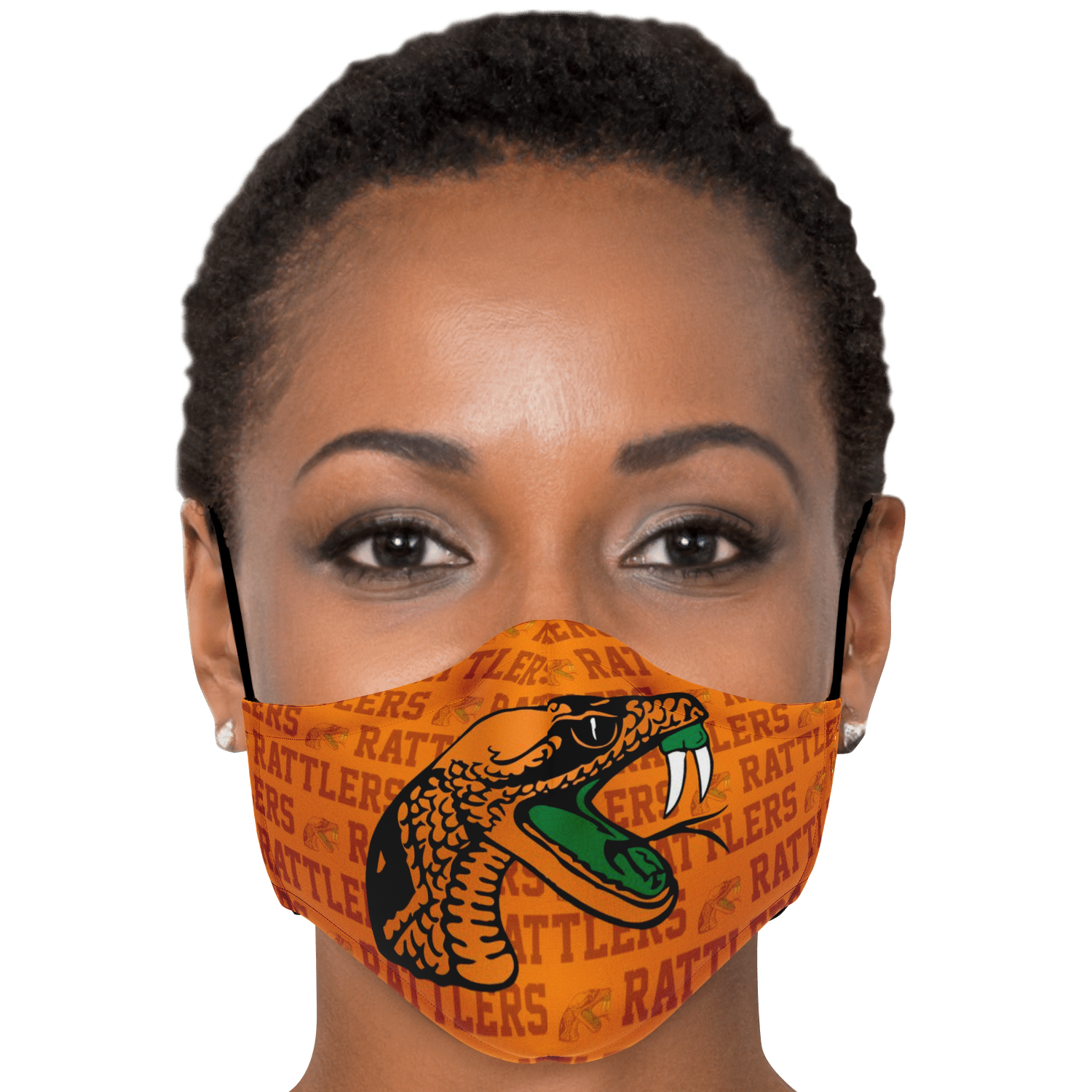 Famu Rattlers Fashion Mask 3D