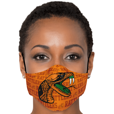 Famu Rattlers Fashion Mask 3D