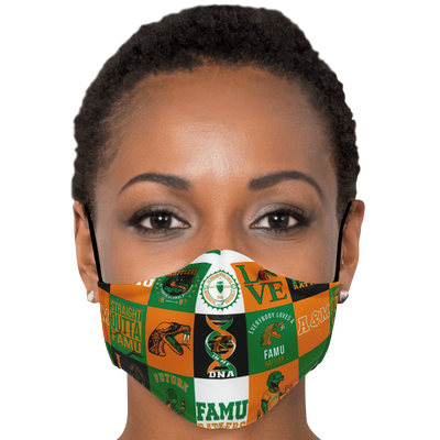 Famu Rattlers DNA Fashion Mask 3D