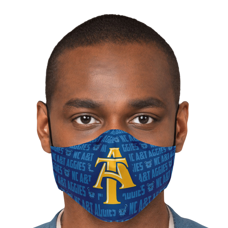 Nc A&T Aggies Fashion Mask 3D