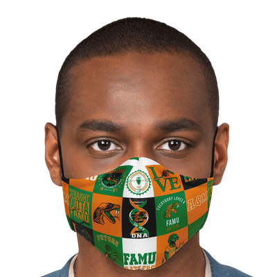 Famu Rattlers DNA Fashion Mask 3D