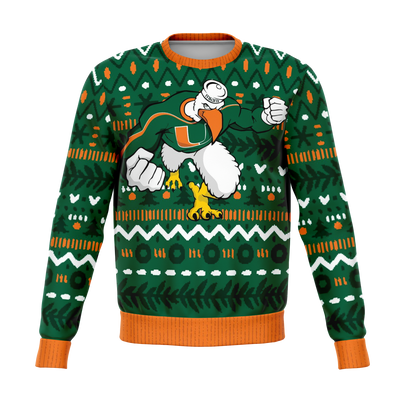 Miami Hurricanes Sweater AOP - Christmas