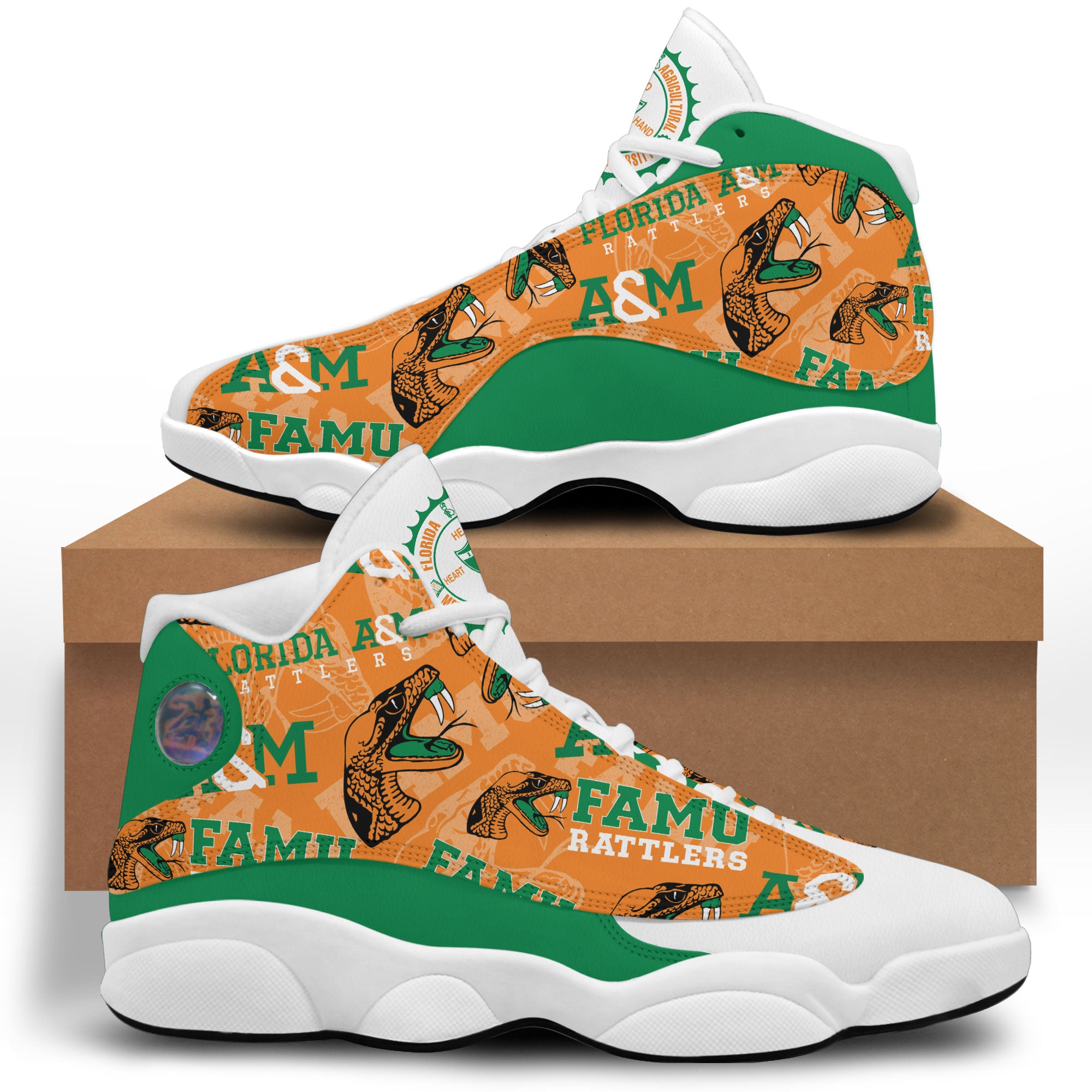 Famu Rattlers Air JD13 Sneakers 021