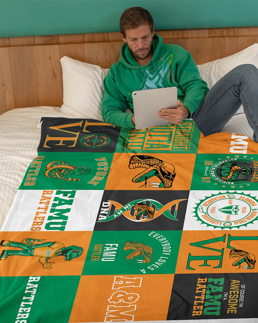 Florida A&M University - Plush Blanket 