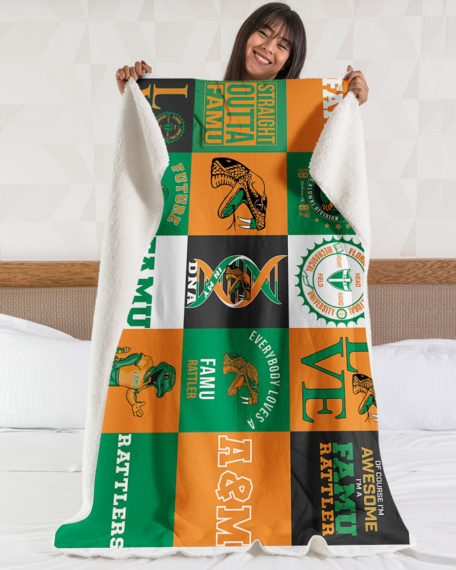 Florida A&M University - Plush Blanket 