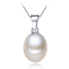 Real freshwater pearl pendant for women,925 sterling silver daughter