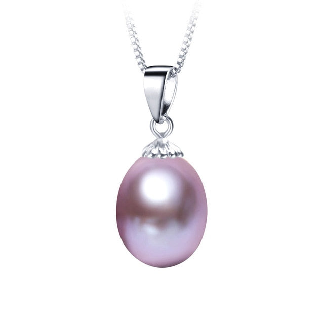 Pearl Pendants 8-9mm 925 Sterling Silver Necklace