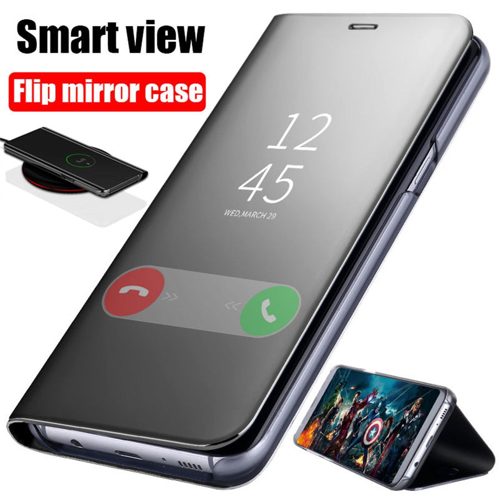 Smart Mirror Flip Case For Samsung