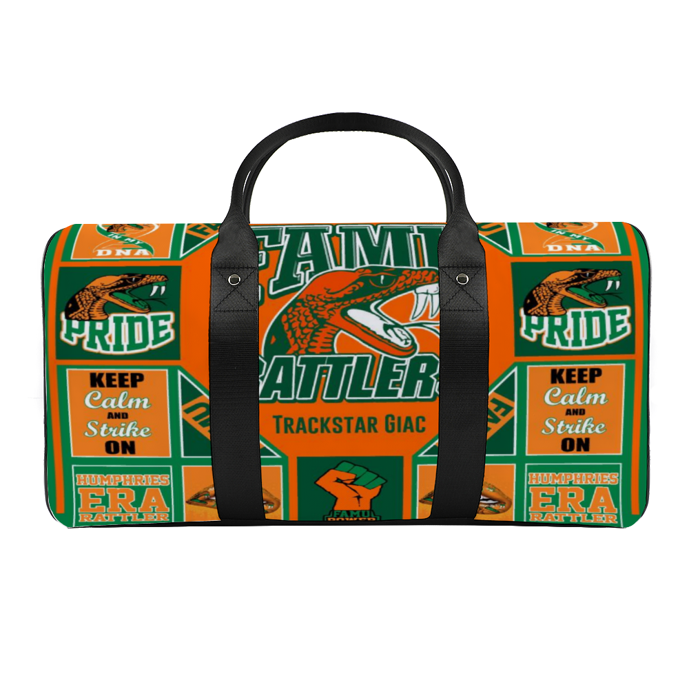 Famu Rattlers Customizable Travel Handbag v4371